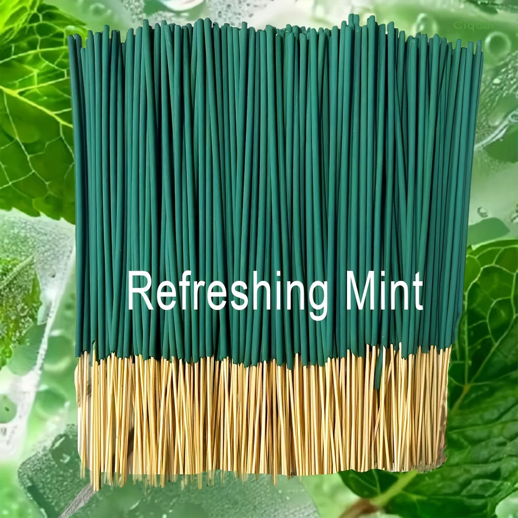 Summer Cool Mint Flavored Incense Stick, Long-Lasting Fragrance Deeply Loved by Women, Outdoor Camping, Home Furnishings, Hotels