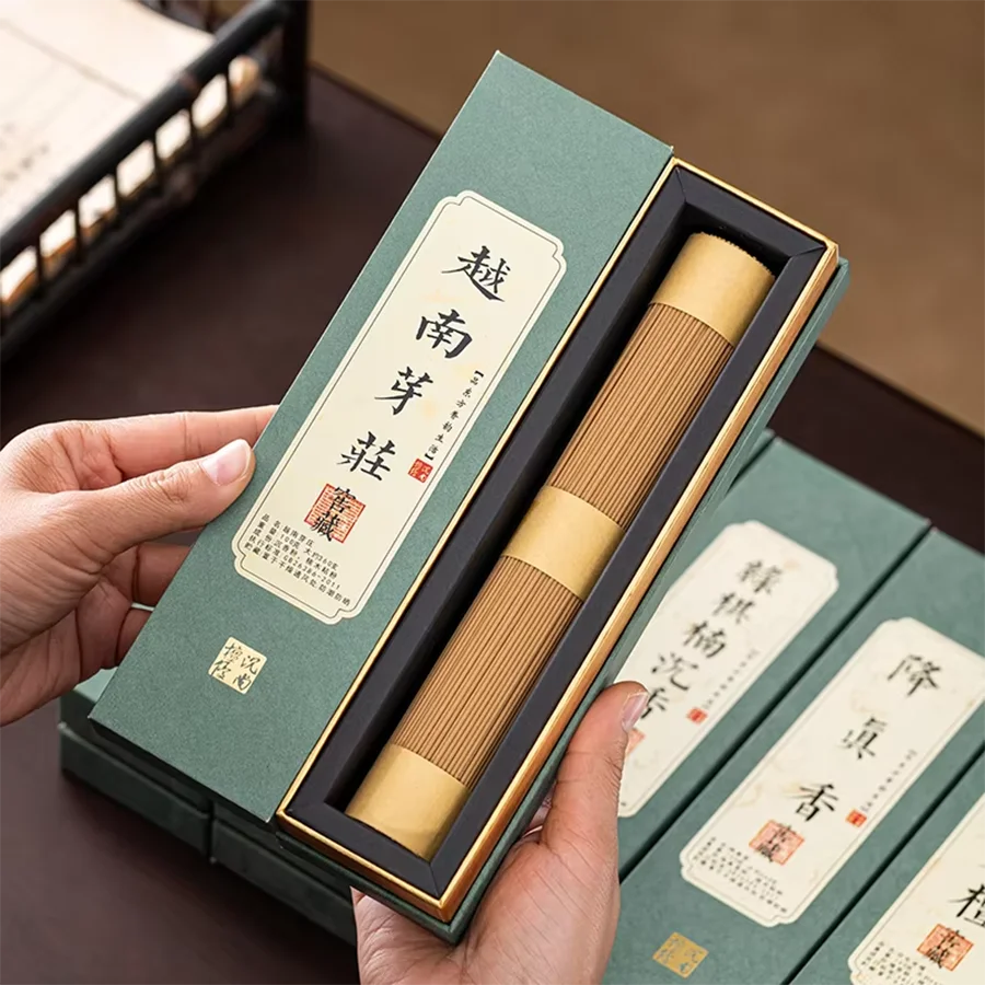 Six different scents of premium aromatherapy gifts, including sandalwood and agarwood incense sticks, suitable for home meditation and aromatherapy