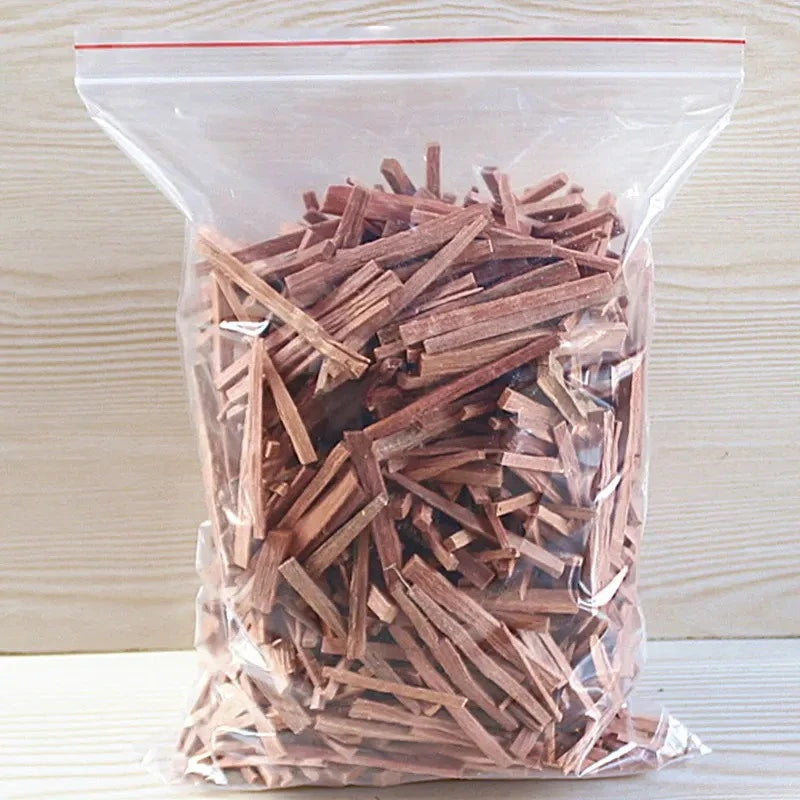 50g Natural Sandalwood Stick Fragrance Natural Hand Split Wood DIY Purification Healing Meditation Stress Relief Aromatherapy
