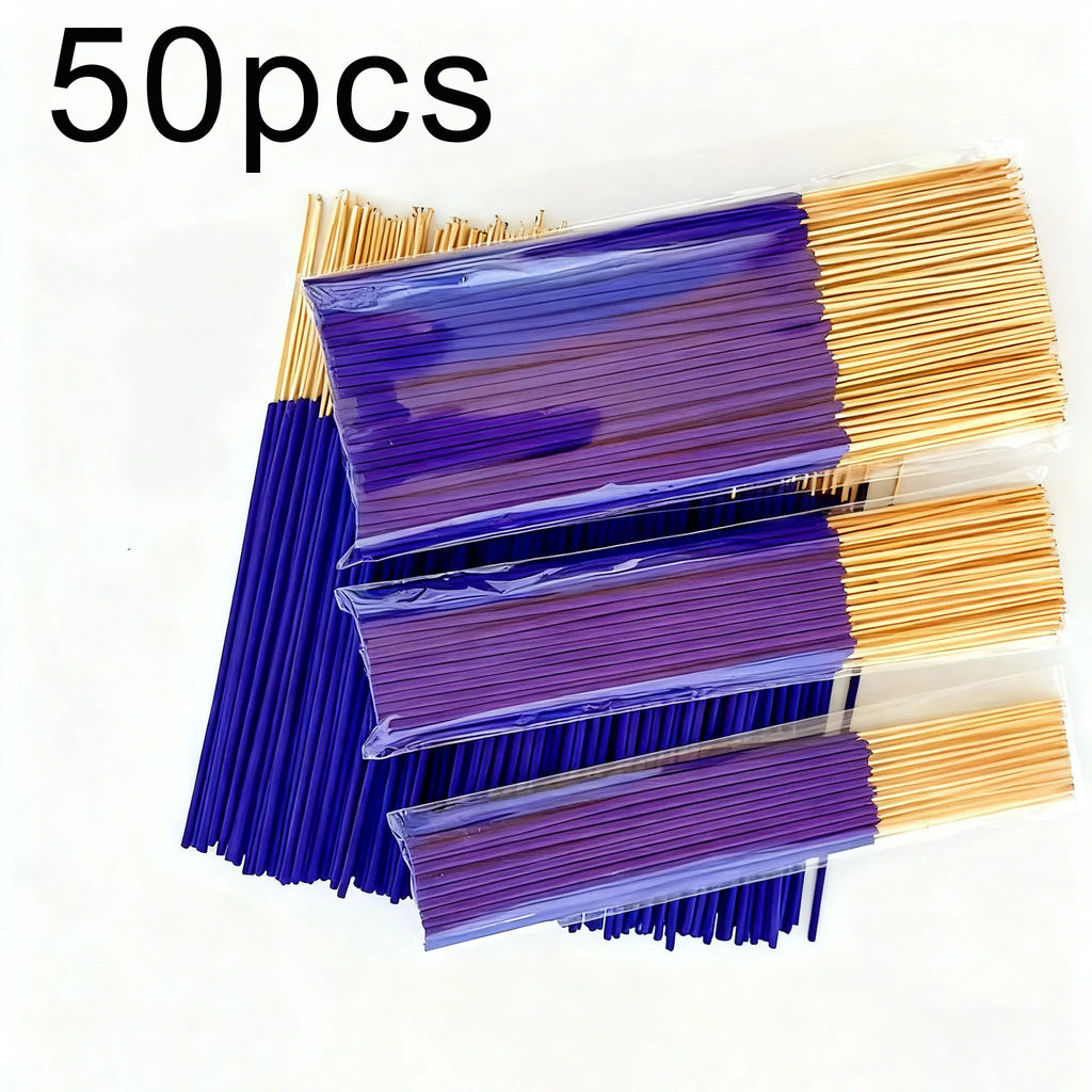 Lavender Scented Stick Set, Available in Packs of 20/50/100/200/400, Length 8.66inch , Home and Office Air Freshener, Relaxing Aromatherapy Gift for Christmas and Holidays