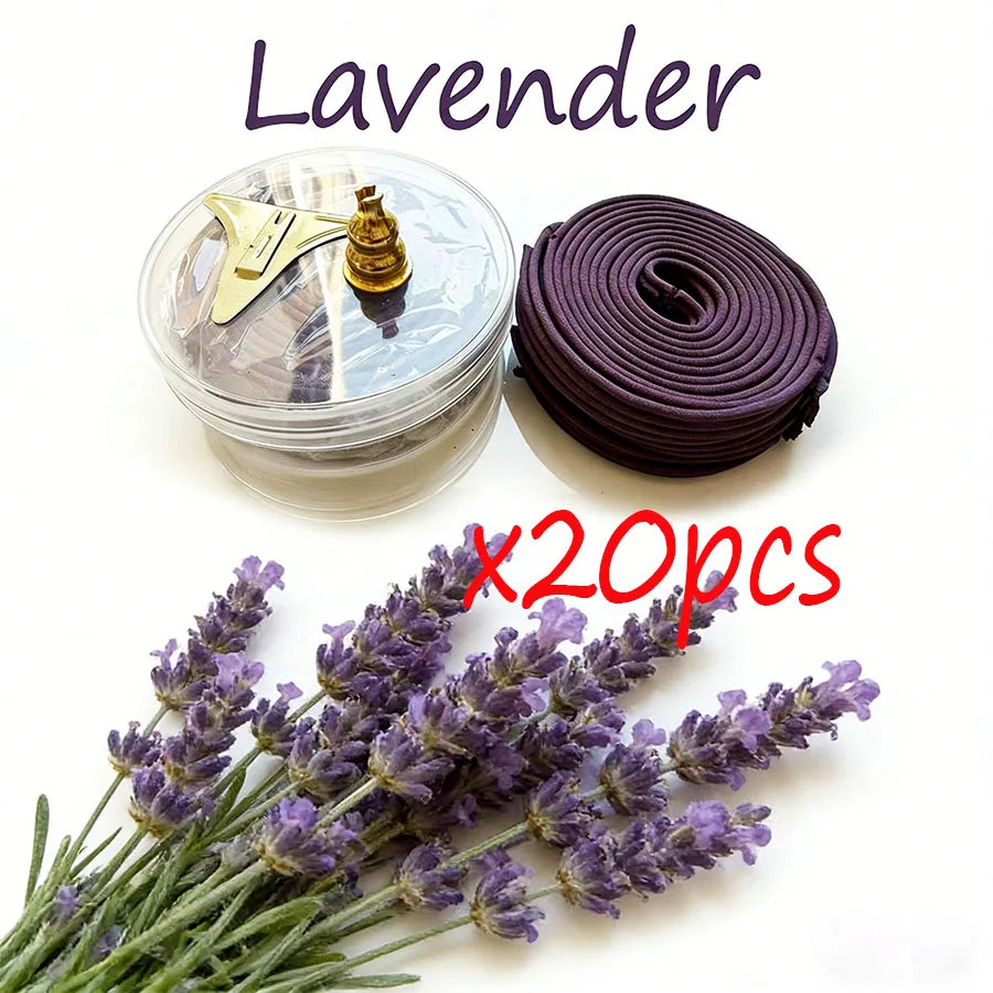 100 Mixed Spiral Fragrances, Including Lemongrass, Rose, Jasmine, Lavender, and Dragon Blood Incense Coils, Are the Best Choice