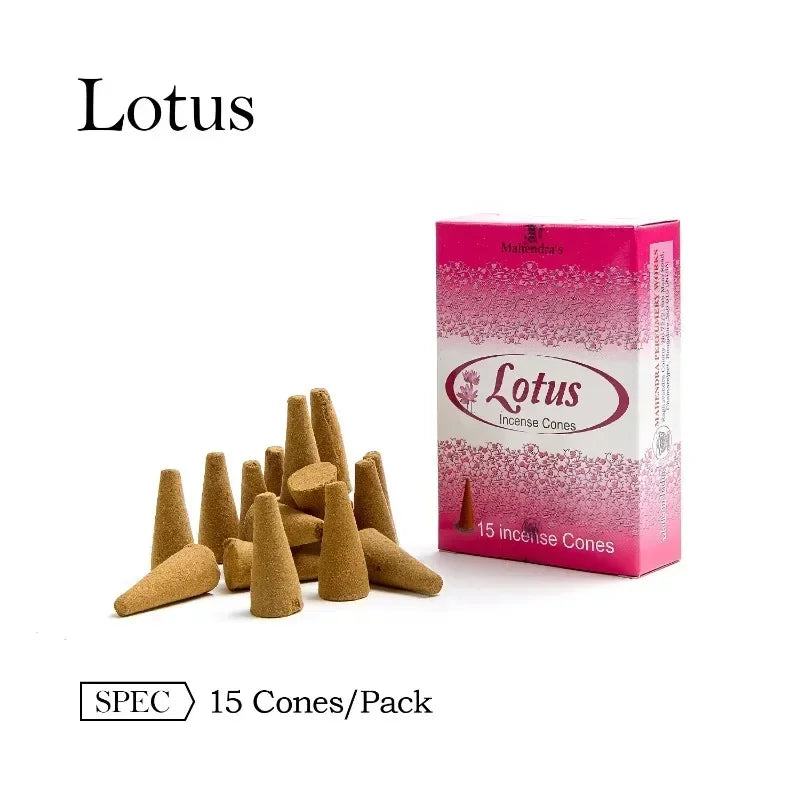 Incense Cones From Mahendra The Best Known Brand Home Fragrance Handmade Inciensos Towers Sandalwood Lotus Vanilla Incense Cones