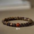 Natural Green Agarwood Bracelet 6mm Square Beads