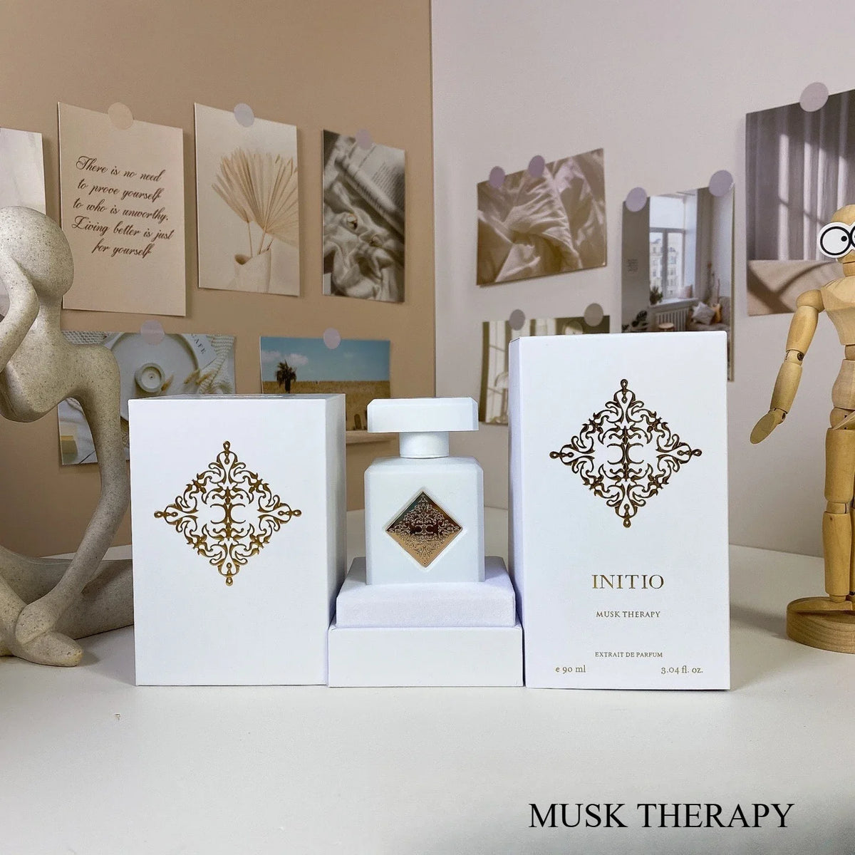 Hot Luxury Fragrance 90ML Niche Unisex Initio Perfume Long-Lasting Oriental Woody Scent With Oud Vanilla Musk Rose For Elegant