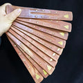 Handmade Thicken Solid Wood Incense Burner Indian Sandalwood OUDH Incense Sticks Holder Zen Buddha Fragrance Incense Base