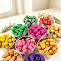 9Pack Colorful Aromatherapy Incense Sticks for Home Indoor Long Lasting Fragrance Smoke Falls for Viewing Relaxation