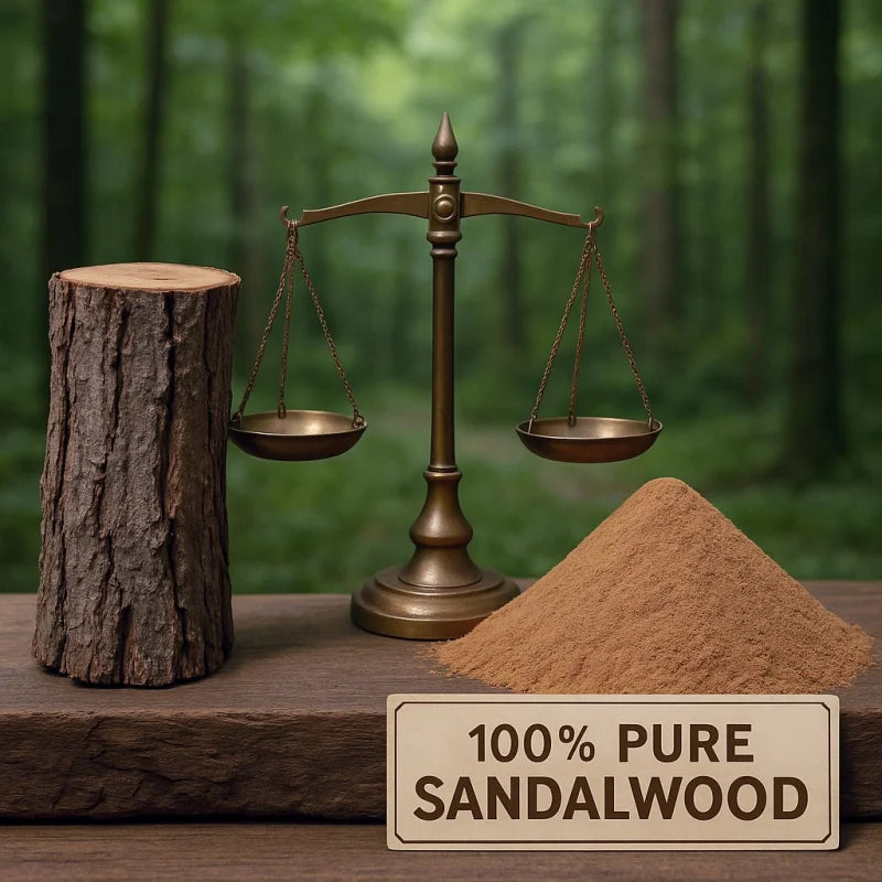 Pure Natural Sandalwood Powder Incense 25g