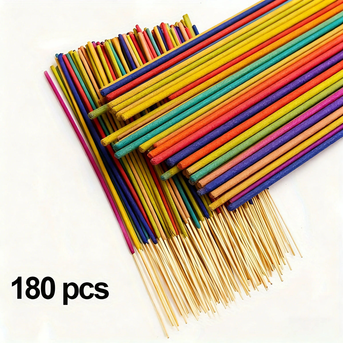 Wholesale Multi-Colored and Multi-Scented Incense Sticks - White Sage~Lavender~Rose~Lemongrass and Jasmine Various Scents |   Long-Lasting Home Air Purification Fragrance |   Christmas Gifts, Wholesale Options: 45/90/180/360 Pieces