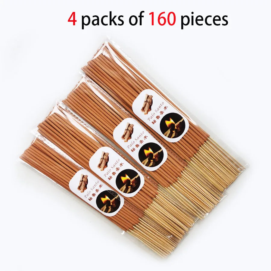 30/80pcs Premium Peruvian Sacred Wood Incense Stick Suitable for Yoga, Meditation, Purifying Ideal Emotional Boosting