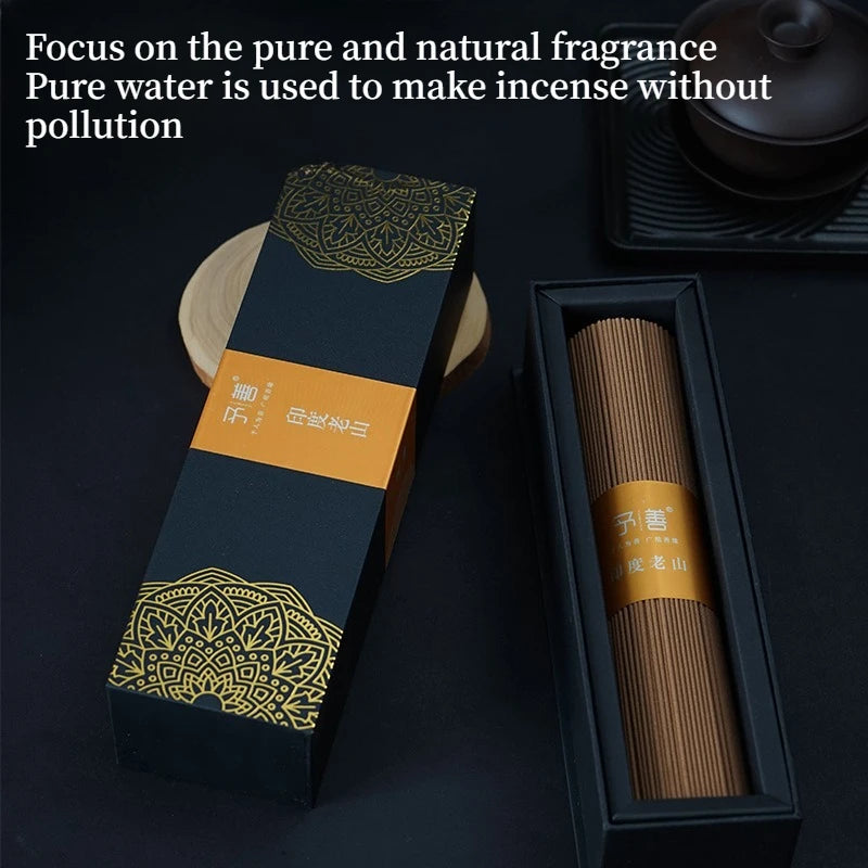 200g Vietnamese Quality Agarwood Incense Sticks Kalimantan Household Worship Buddha Praying Blessings Purifying Air Joss Stick