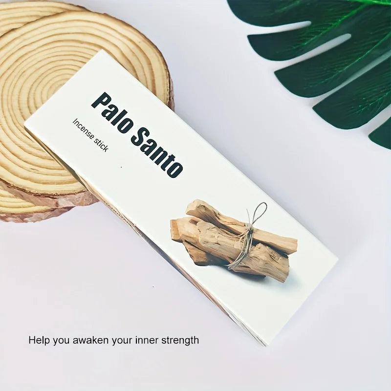 30 High-Grade Palo Santo Sticks, White Sage, Cedar, and Coffee-Scented Sticks, Thickened with a Diameter of 2.7mm, Natural Aromatherapy, Suitable for Yoga, Meditation, Purification, and Gift-Giving