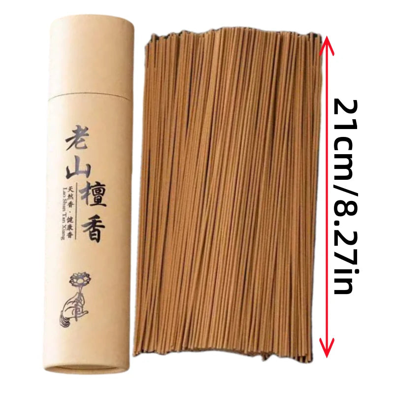 High-quality sandalwood - long-lasting fresh sandalwood scent, suitable for home yoga and meditation, holiday decorations (Halloween, Thanksgiving) - air purifying and relaxing aroma