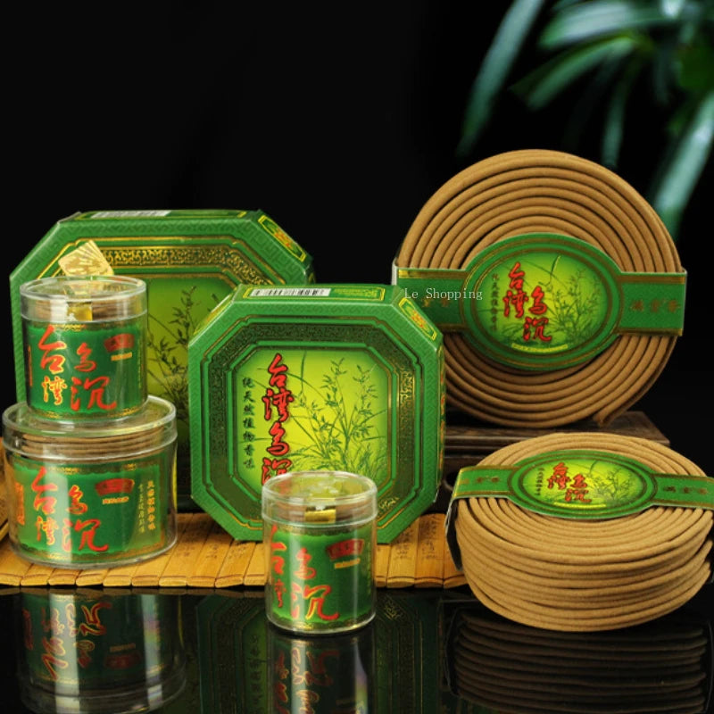 Taiwan WuChen Plum Blossom Buddha Incense Coil Incense Joss Stick/Temple Worship Buddha Home Meditation Room for Incense Indoor