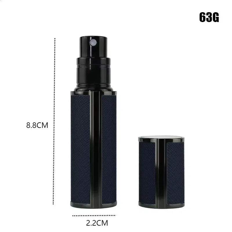 5ML Portable Compact Leather Perfume Bottle Multipurpose Sprayer Refillable Empty Perfume Atomizer for Travel Spray Bottle 1PC