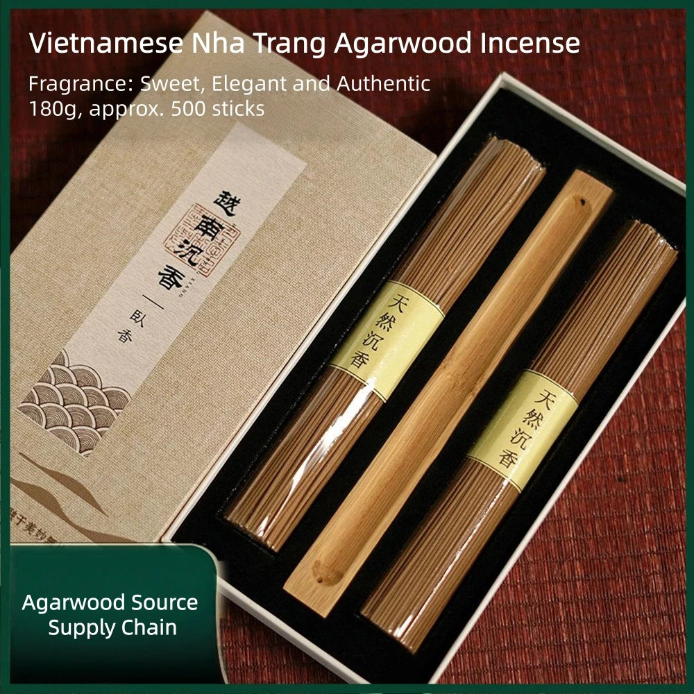 Premium Vietnamese Nha Trang Agarwood Incense Sticks 180g