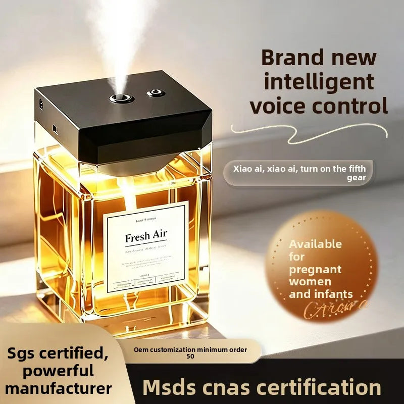 2026New Model Smart Voice Control Aromatherapy Diffuser Reedless Home Fragrance Atmosphere Light Essential Oil
