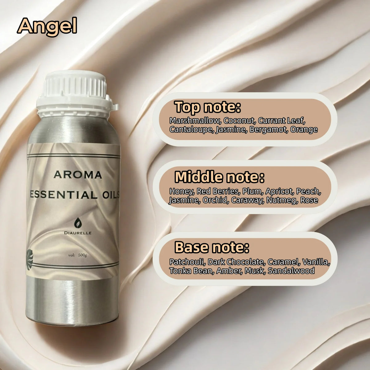 500ML Flower Aventus Essential Oil Home Air Freshener Pure Plant Essential Oil Hotel Room Fragrance Diffuser Oils Air Purifier