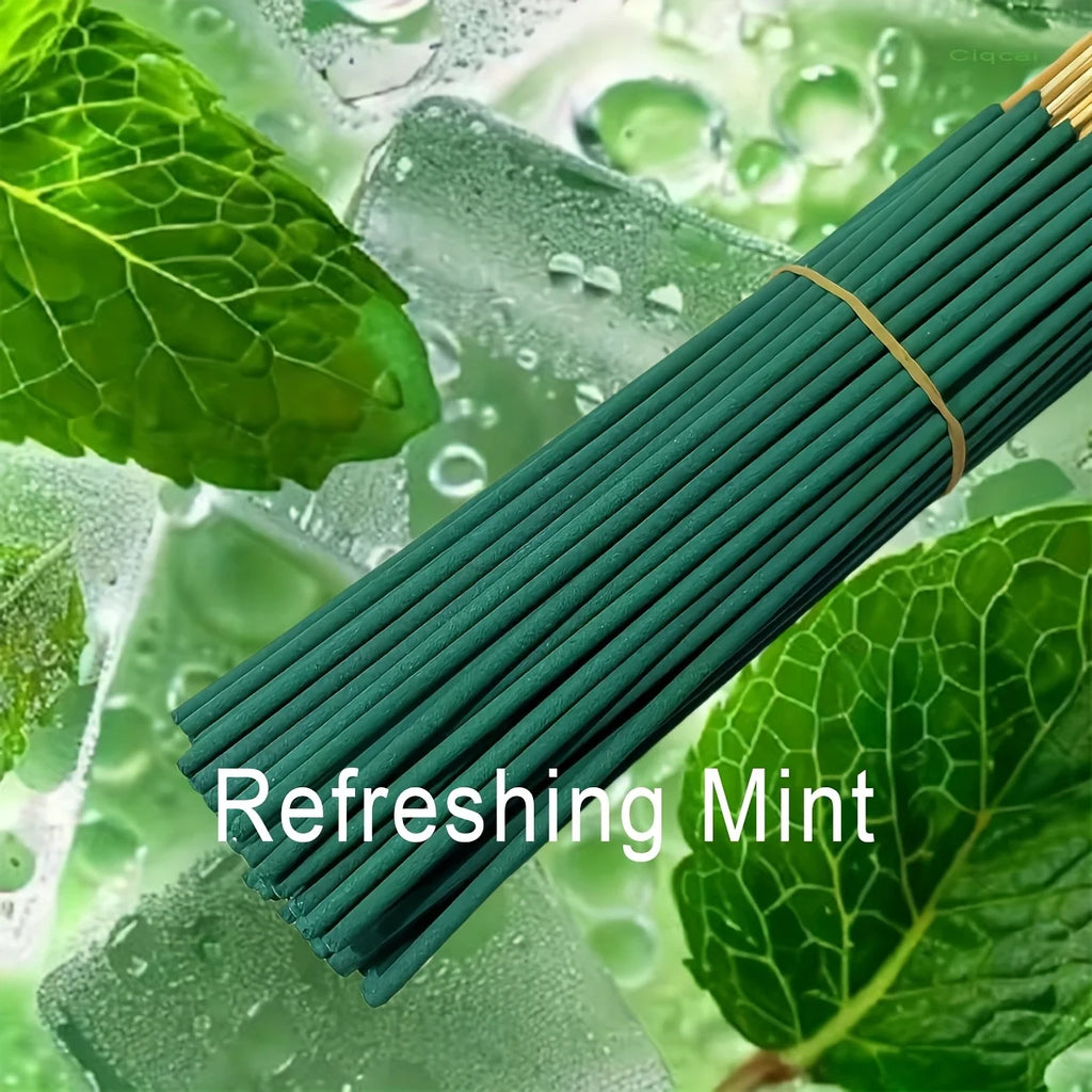 Summer Cool Mint Flavored Incense Stick, Long-Lasting Fragrance Deeply Loved by Women, Outdoor Camping, Home Furnishings, Hotels