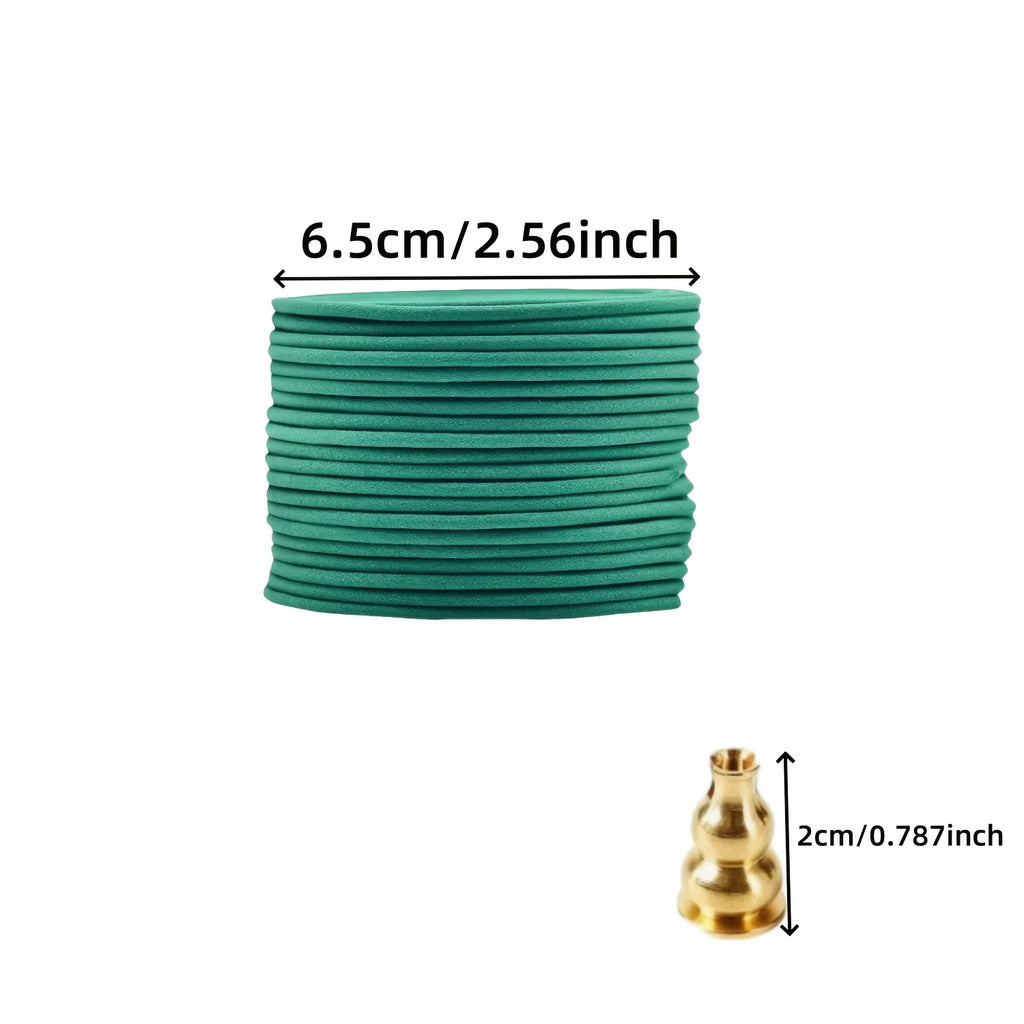 48/100 Spiral Incense Sticks with Holder, Lavender and Lemongrass Combo Pack—Yoga | Meditation | Outdoor and Home Use, Valentine's Day | Independence Day | Closed Days | Halloween | The Ideal Choice for Christmas and Other Occasions.