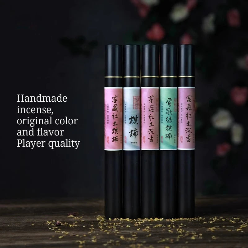 Warbler Song Green Chess Red Soil Agarwood Chinese Incense Sticks/soothe Mind Aid Sleep/soothing Spirit Tea Rooms Joss Stick