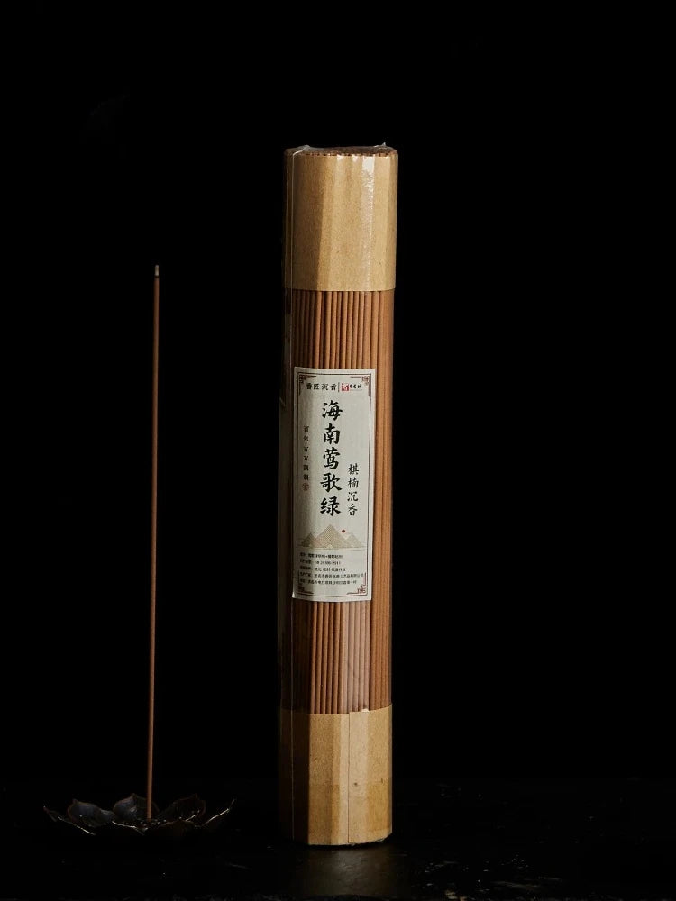Yingge Green Qinan Agarwood Stick Incense Relax Mind A Sweet Floral Aroma Soothe Bedroom/Yoga Room Clean Air Stick Incense