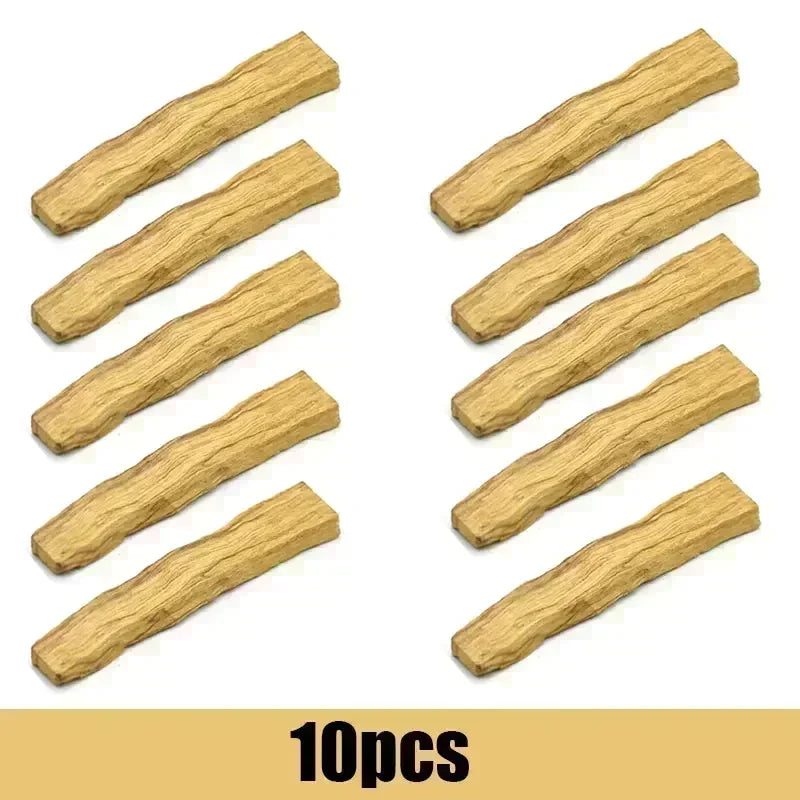 10/1pcs Palo Santo Natural Incense Sticks Wooden Smudging Stick for Indoor Purifying Yoga Healing Aromatherapy Burn Wooden Strip
