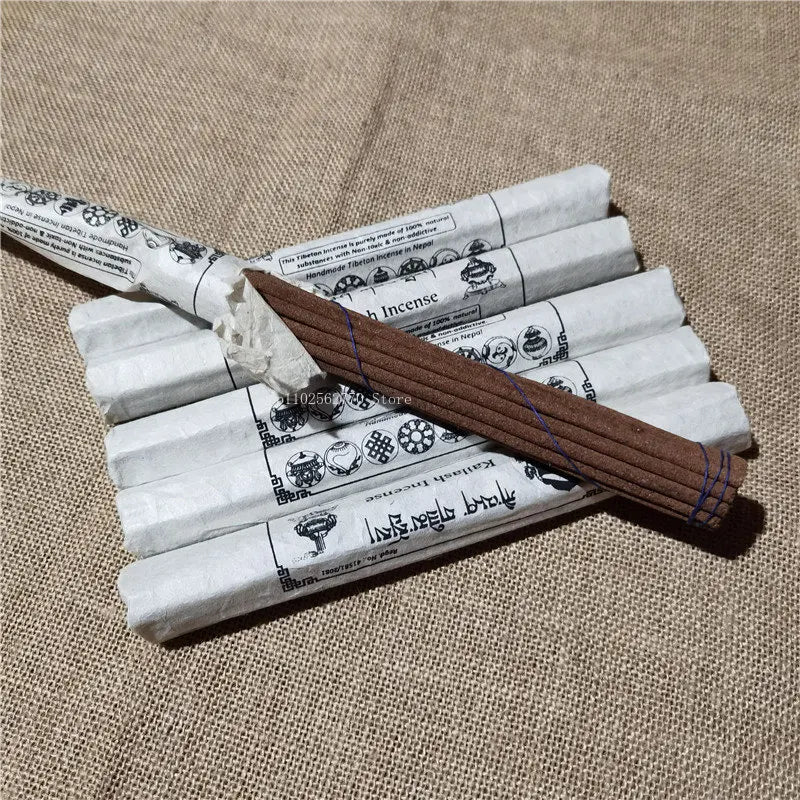 Nepal Himalayan Tibetan Incense Natural Plant Incense Handmade Line Incense DIY Household Indoor Incense Yoga Meditation Calm
