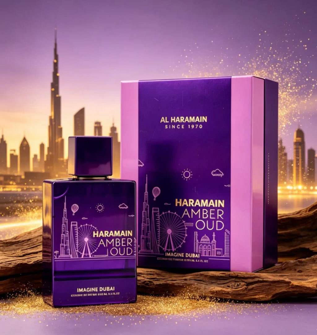 Al-Haramain Amber Oud Imagine Dubai Amber Agarwood, unisex (unisex) 100ml, gift box packaging, Valentine's Day, New Year, Christmas gifts