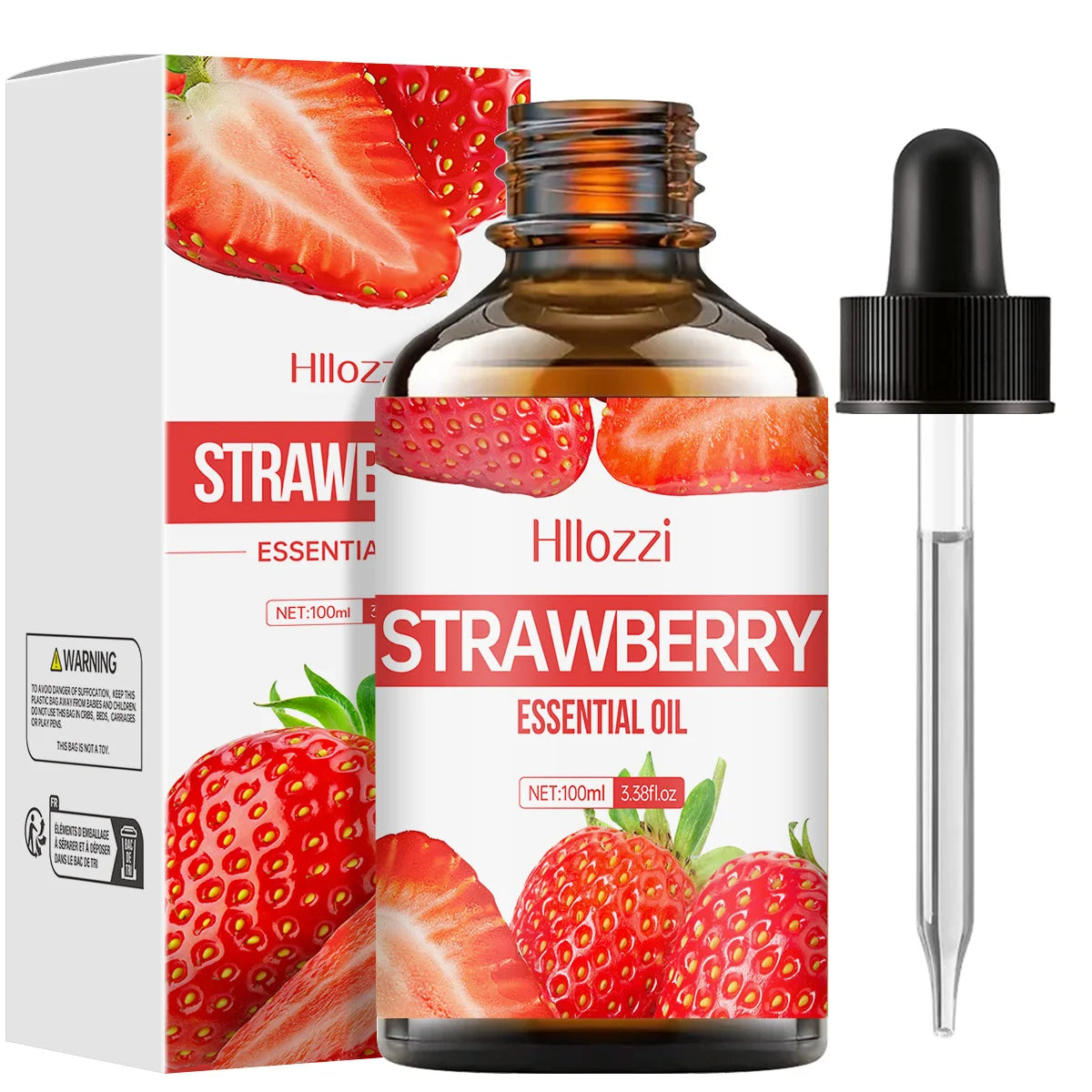 100ml/60ml/30ml Strawberry Essential Oil Fruit Essential Oil Aromatherapy Aromatherapy Essential Oil Humidifier Diffuser