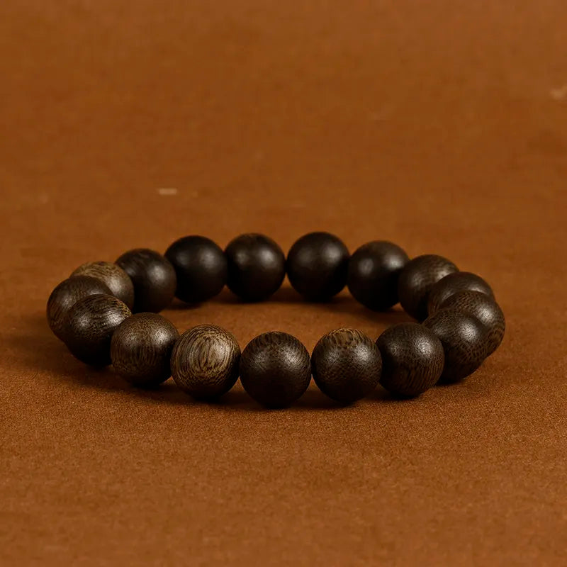 6mm 108 Beads Full Oil Agarwood Bracelet Multi Loop Mala Prayer Beads with Rich Mellow Scent 2026 Gifts