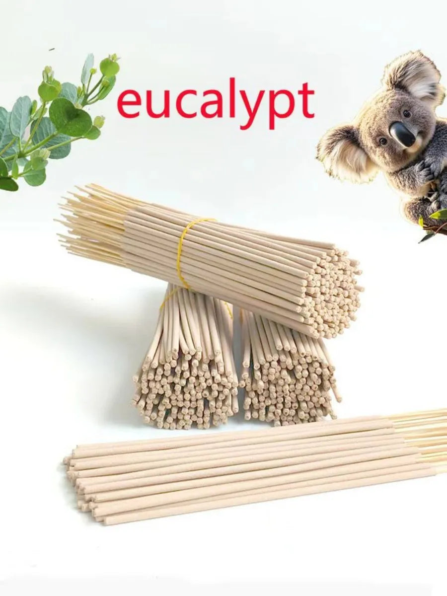 High Quality Natural Bamboo Eucalyptus Aromatherapy Stick - Long-Lasting Freshness, Home Yoga Meditation, Christmas, Halloween