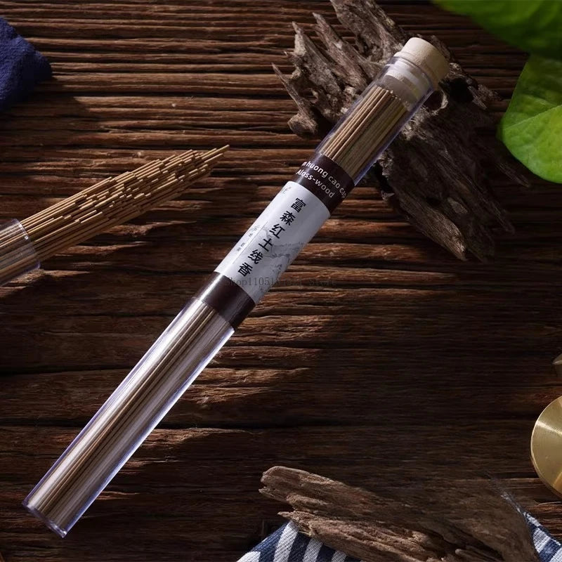 22G 7A Vietnam Nha Trang Agarwood Line Incense Household Study Meditation Help Sleep Soothe Body and Mind Aromatherapy Stick