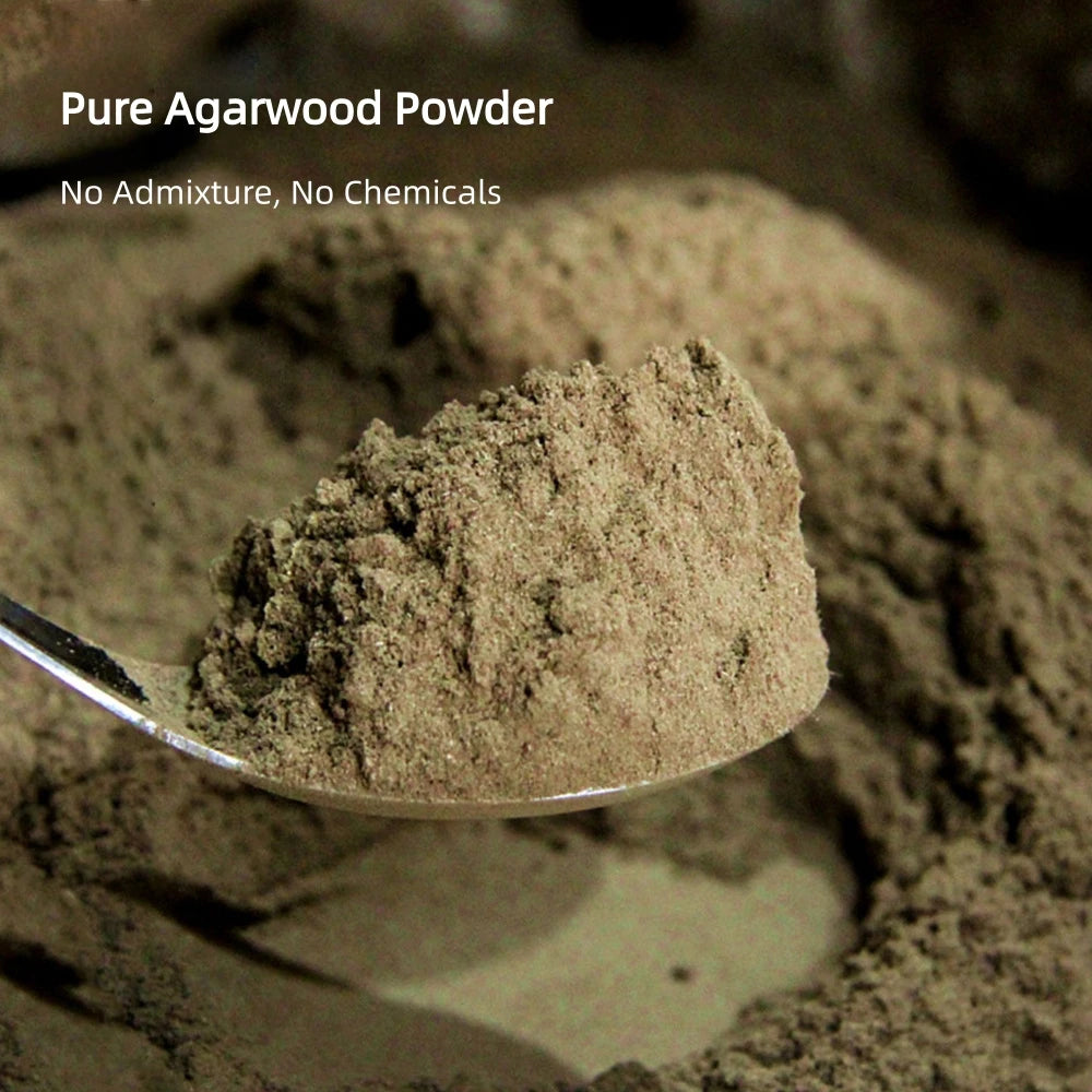Natural Agarwood Powder 100g for Incense & Aromatherapy