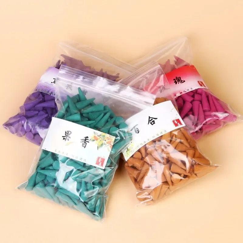 F Natural Sandalwood Incense Cones 50g Bulk