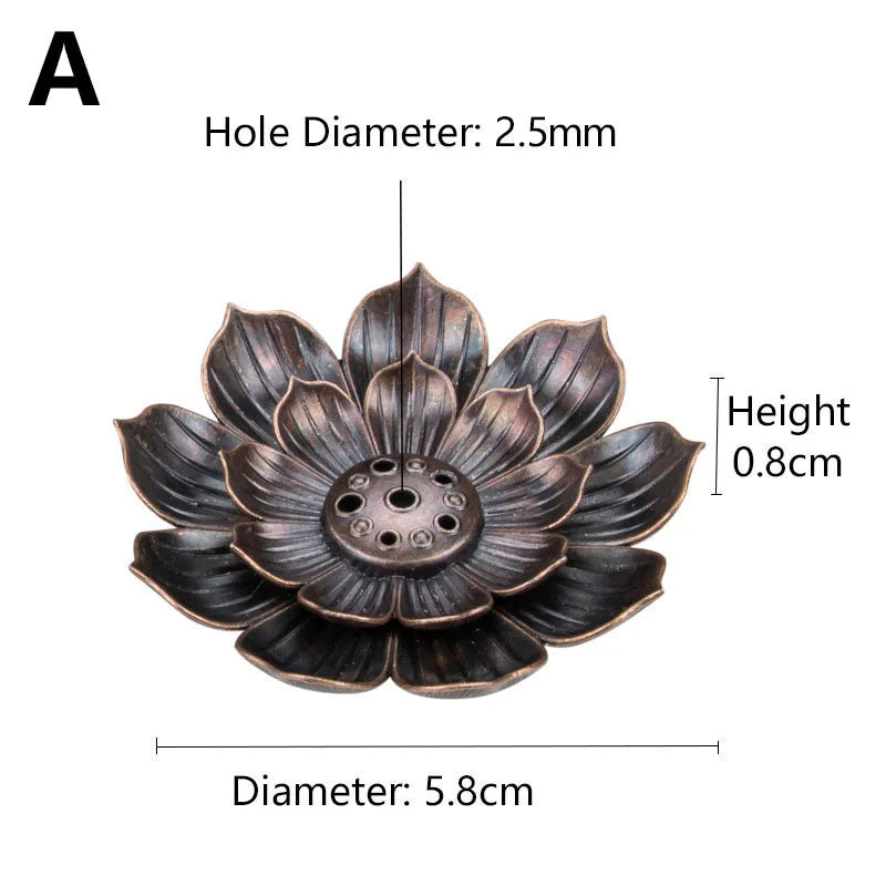 Incense Burner Coil Holder Plate Burner Lotus Rack Ash Catcher Plate Incense Sticks Holder For Soothe The Nerves Desktop Decor