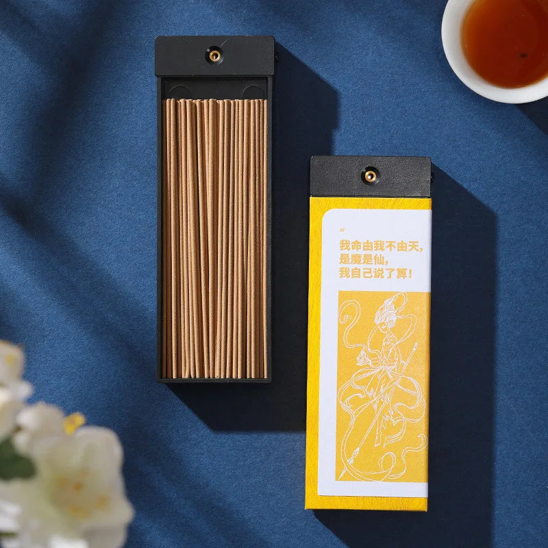 Agarwood Sandalwood Pocket Incense Fragrance Travel Portable New Chinese Short Style Nezha Cultural and Creative Incense