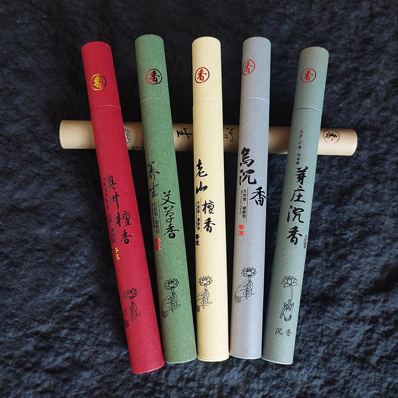 40 sticks Natural Sandalwood Incense Sticks for Home Aroma Blessing Ceremony Buddha Pray Stick Home Fragrance Woodland Incense