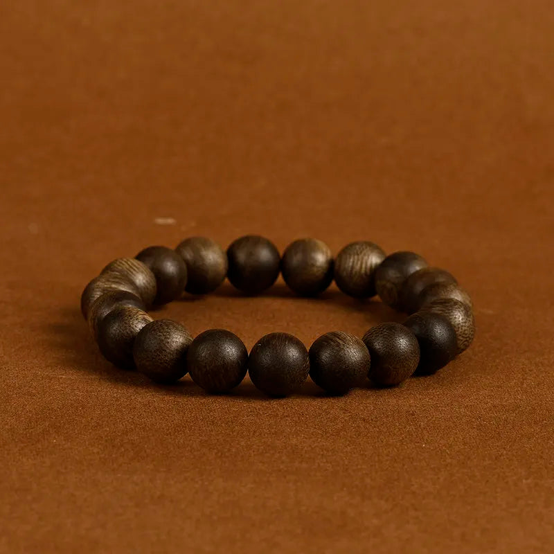 6mm 108 Beads Full Oil Agarwood Bracelet Multi Loop Mala Prayer Beads with Rich Mellow Scent 2026 Gifts