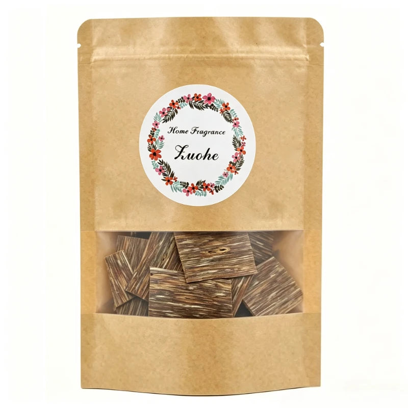 ZUOHE 20g-50g Vietnam Nha Trang Agarwood 6A Natural Cut Pieces Oud Log Wood DIY Home Incense Beating Powder Incense Making