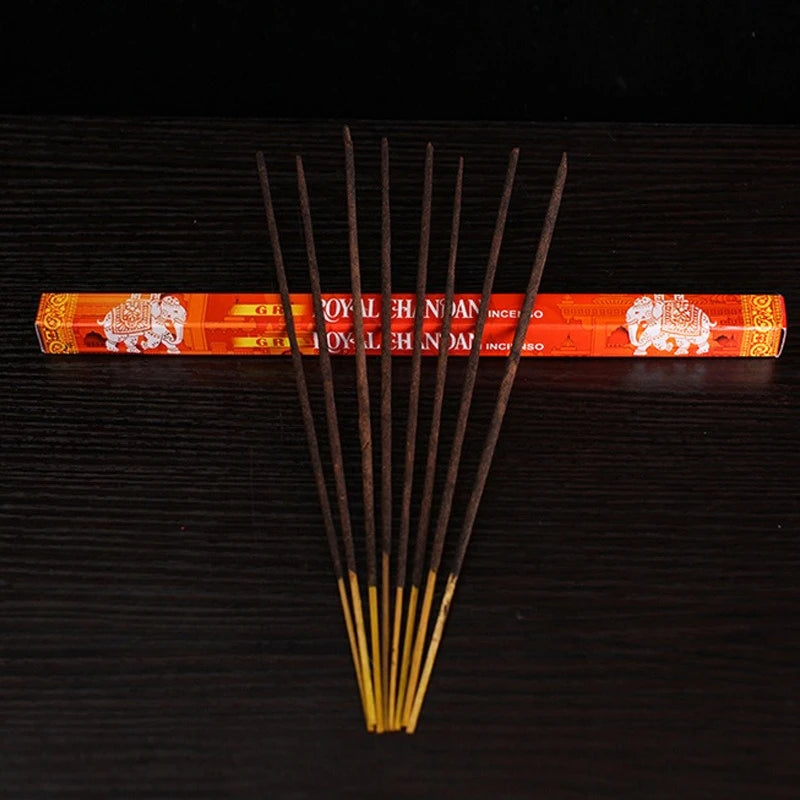 GR 8-40 Sticks India Lavender Incense Sandal Meditation Jasmine Home Fragrance Bedroom Toilet Agarwood Tibetan Line Aromatherapy
