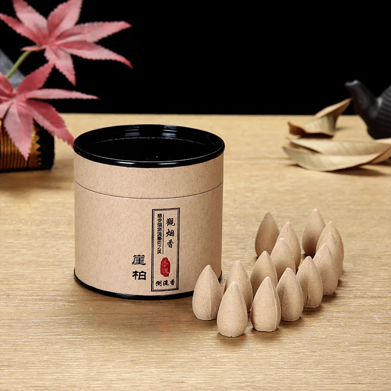 100% Natural Sandalwood Backflow Incense Cones for Waterfall Burner