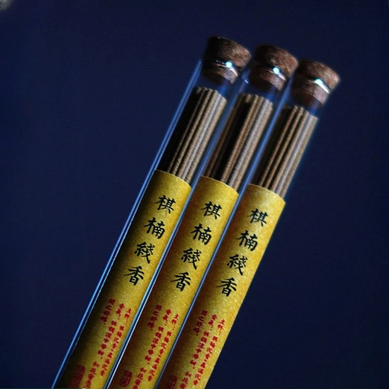 Natural Retro Incense Sticks Agarwood High Oil Temples Pray Tea House Invigorating Spirit Purifying Air Pure Elegant Joss Stick