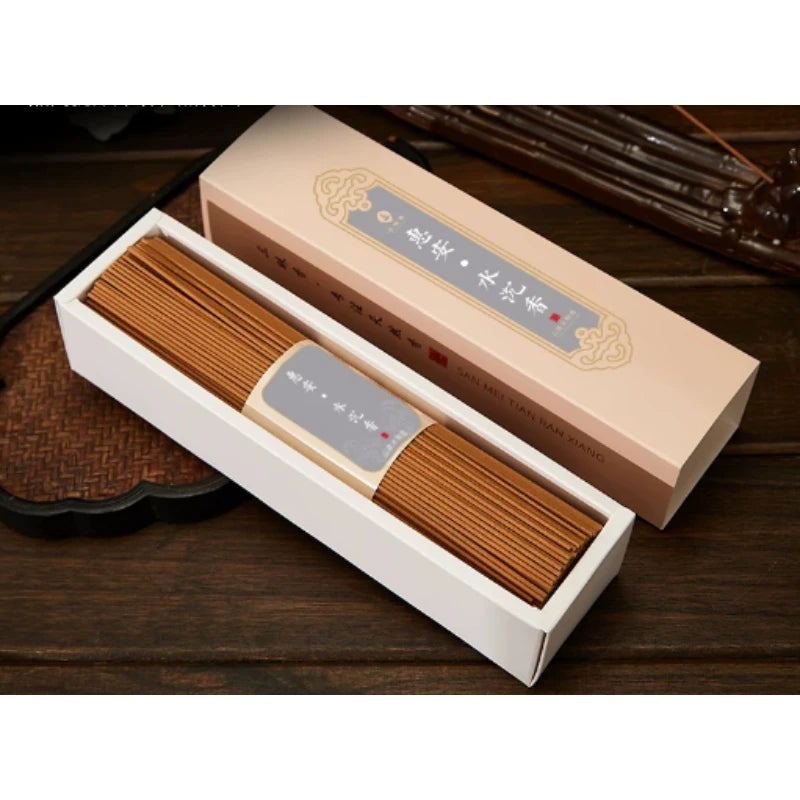 200g Incense Stick Indoor Agarwood Household Incense Natural Mugwort Mosquito Repellent Lavender Osmanthus Gardenia Aromatherapy