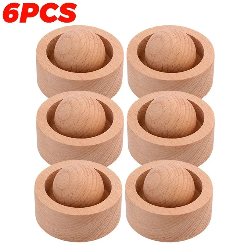 Natural Wood Essential Oil Diffuser Round Ball Aroma Fragrance Oil Aromatherapy Diffuser for Home Office Car Bedroom Living Room