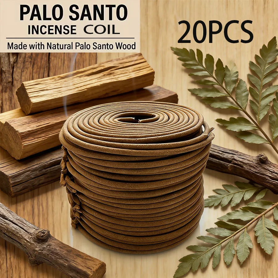 20/40/48/100/200pcs Preferred High-Quality Palosanto Incense Thread Coil - Long-Lasting Fragrance, Always Available at Home.
