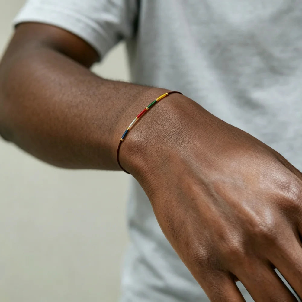 Retro Bohemian Cotton Rope Bracelet for Men