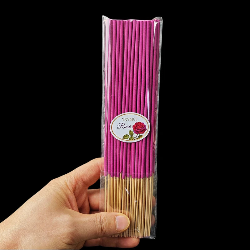 50pcs Incense Sticks White Sage Lavender Lemongrass Bamboo Incense Long Lasting Natural Aroma for Home Office Yoga Meditation