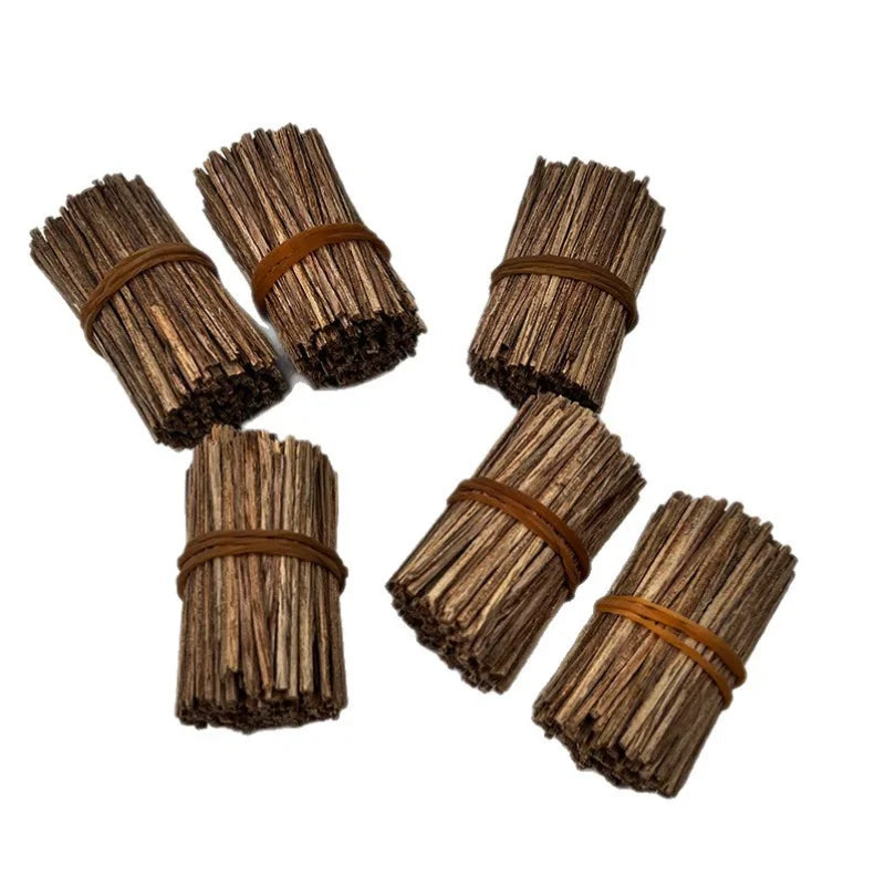 60g Bundle packing Natural Vietnamese Nha Trang Slices, Insert Cigarette Strips, Natural Wood Aroma Fragrance, Wood