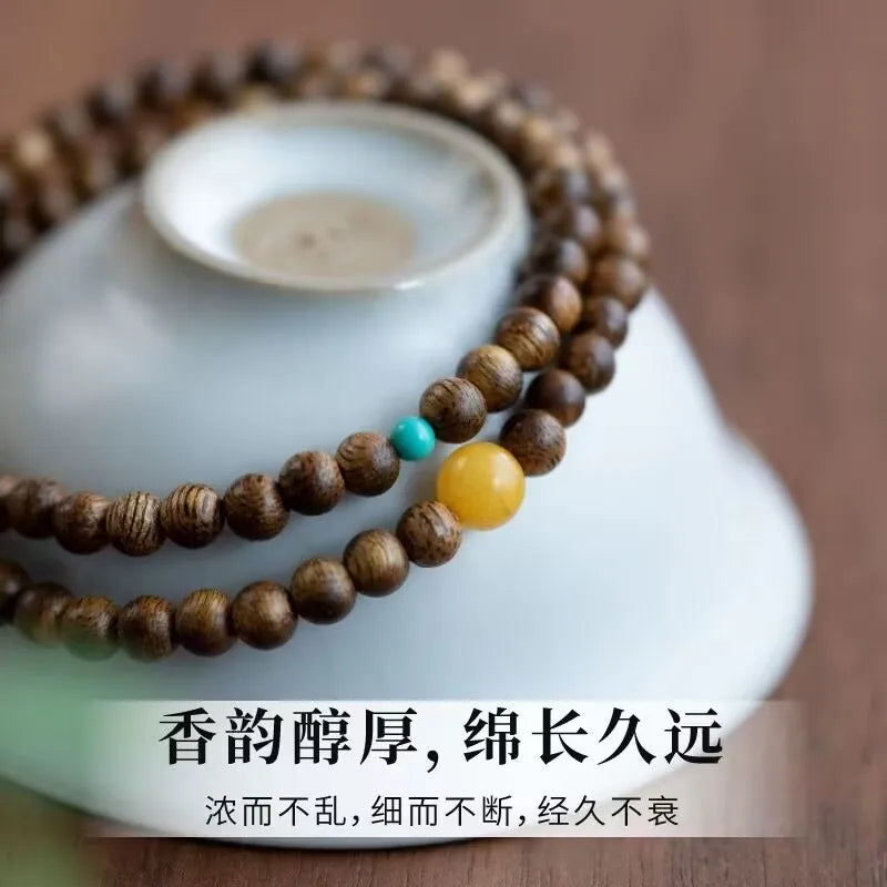 Premium Nha Trang White Kyara Agarwood Bracelet
