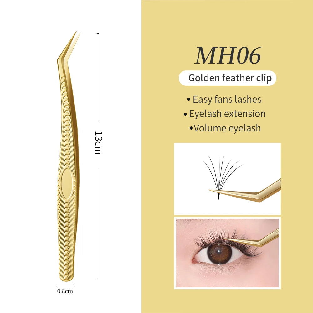 GLAMLASH Eyelash Tweezers 420 Stainless Steel